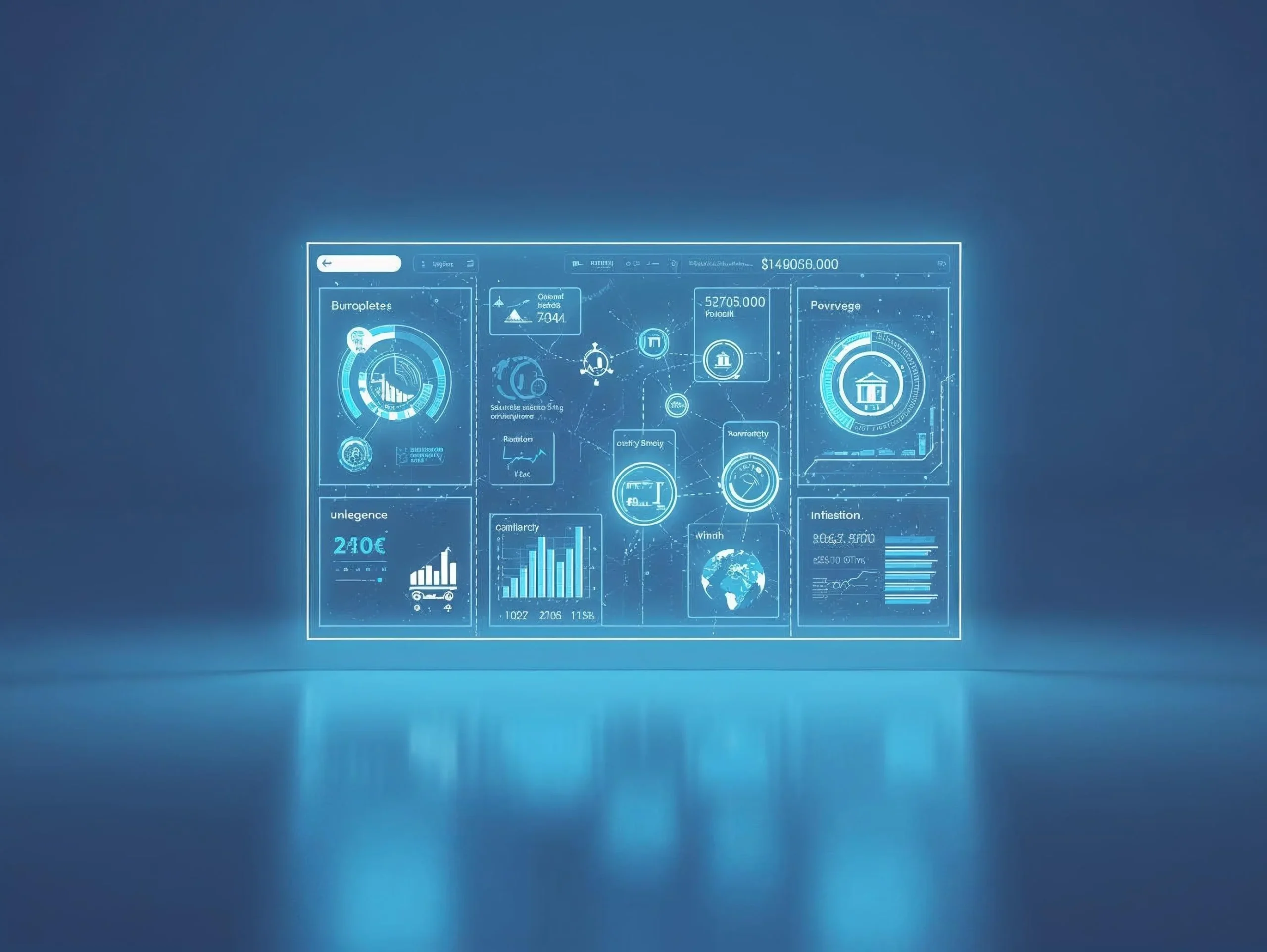A high-tech data visualization representing advanced Amazon ads optimization tips 2026.